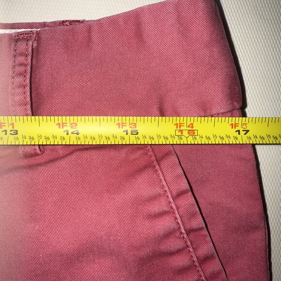 Ann Taylor LOFT Rivera Shorts Women’s Size 10 Pink Cotton Chino Pockets 3.5" - Picture 4 of 6
